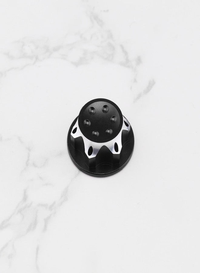 Micro Traders 4Pcs RC Car 17mm Hex Wheel Nut Anti-Dust Cover Nut Replacement Fit for 1/8 RC Car Model RC Off-Road Truck Compatible with Redcat Compatible with E-Revo, Black - Image 5